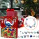 thumbnail image 4 of Calendario de adviento 2024 Pulseras de joyería de moda Kit 24 días de la Navidad Countdown Calendario Cartoon para nieta sobrina, 4 of 9