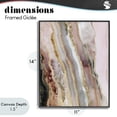 thumbnail image 4 of Stupell Industries Modern Pastel Misty Gem Geode Black Framed Giclee Art, 11 x 14, by Svetlana Aleynikova, 4 of 8