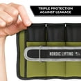 thumbnail image 5 of Nordic Lifting Adjustable Ankle Weights for Women and Men 2 4 6 8 10 Lbs, 1 Pair - Army Green, 5 of 9