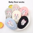 thumbnail image 5 of Linyer Baby Floor Socks With Anti-skid Grips Newborn Short Sock Children's Stockings Funny Kindergarten Infant Healthy Care Products Khaki S, 5 of 8