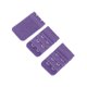 thumbnail image 1 of INSPIRAR CHIC 3 Pcs Dama 3 Fila 2 Gancho Extensión de Correa de Sujetador Ajustable Hebillas Púrpura Talla Única, 1 of 2