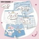 thumbnail image 5 of Uds Anime Sanrios Kuromi Hellokittys Cinnamoroll Kawaii algodón niños bragas niñas Boxer amigable con la piel ropa interior transpirable para bebé, 5 of 5