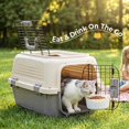 thumbnail image 7 of Hard-Sided Dog and Cat Carrier, TSA Airline Approved, for Small to Medium Pets, Travel Crate with Handle, Ventilated Design, 7 of 7