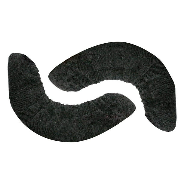 1 par de protectores absorbentes para patines de hielo, accesorios para chaqueta moldeadora. Negro l