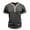 Dark Gray, variant on Youthup Men's Vintage-Inspired Half-Button Breathable T-Shirt with Chest Pocket for Urban Casual Wear