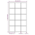 thumbnail image 4 of vidaXL Wall Mirrors 2 pcs Black 100x60 cm Metal, 4 of 5