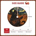 thumbnail image 2 of Sikiie Starry Night Cat Guitarist A Christmas Tree Skirt, Christmas Tree Decorations, Christmas Decor, Tree Mat Decoration(30-48IN)-36", 2 of 6