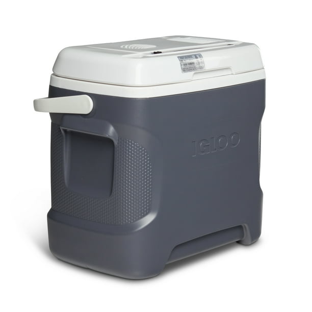 Igloo 28 qt. Thermoelectric Cooler Gray with Hot/Cold Function