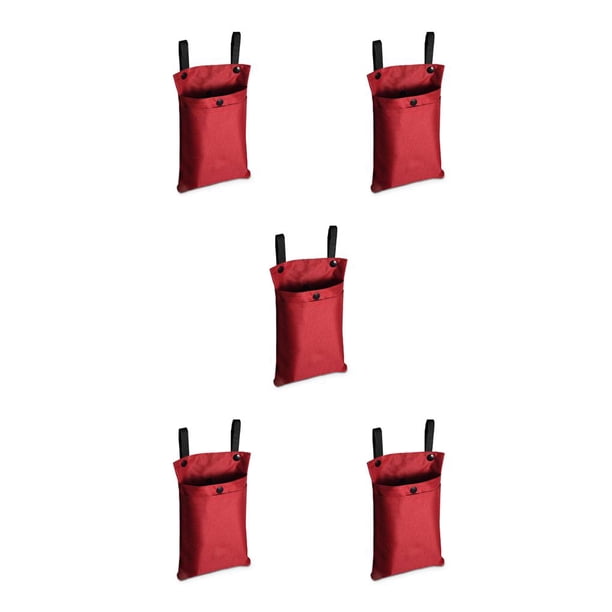 Eigraketly Bolsa colgante delantera para patinete eléctrico, soporte de almacenamiento para manillar de bicicleta, accesorio organizador anticaída Rojo 5piezas Eigraketly CBP232847