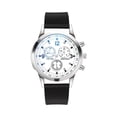 thumbnail image 2 of Resicozy Men's Stainless Chronograph Watch, Big Face Silver Easy to Quartz Watch, Date Arabic Numerals Dial Dress Watch for Men 2026 M, 2 of 3