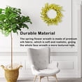 thumbnail image 3 of Toystoory Guirnalda de flores de seda artificial Simulación de flores Guirnalda Aro de ratán de primavera Ventana de hoja verde Boda 45 cm / Type2 NO2, 3 of 6