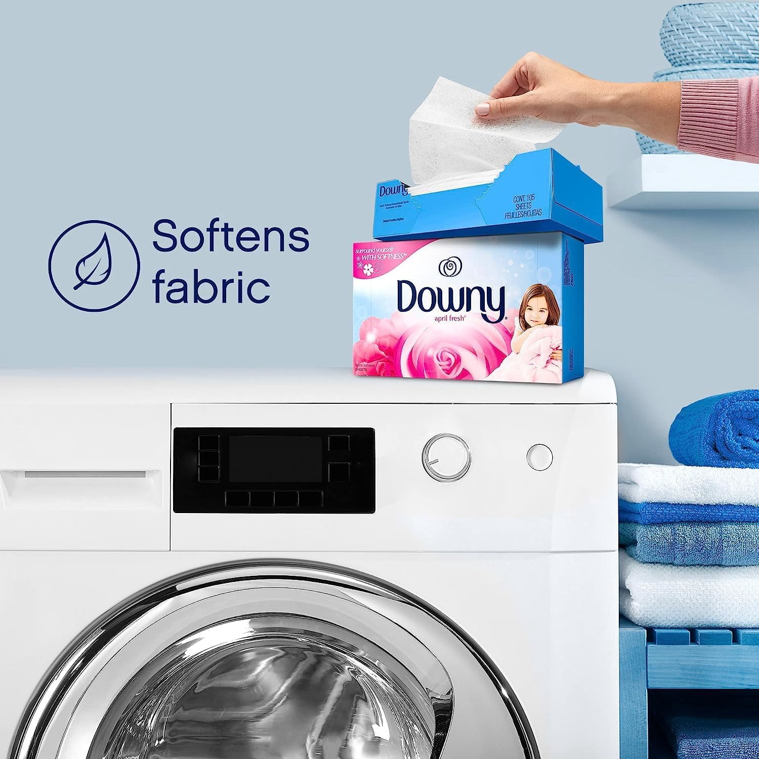Fabric Softener Dryer Sheets, April Fresh, 240 Count