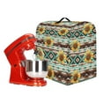 thumbnail image 3 of ZIATUBLES Kitchen Mixer Dust Cover Portable Kitchen Standing Mixer Cover with Top Handle for 4.5-5 Quart Multi-Functional Kitchen Appliance Cover, Sunflower Amercian Tribal Flower Pattern, 3 of 7