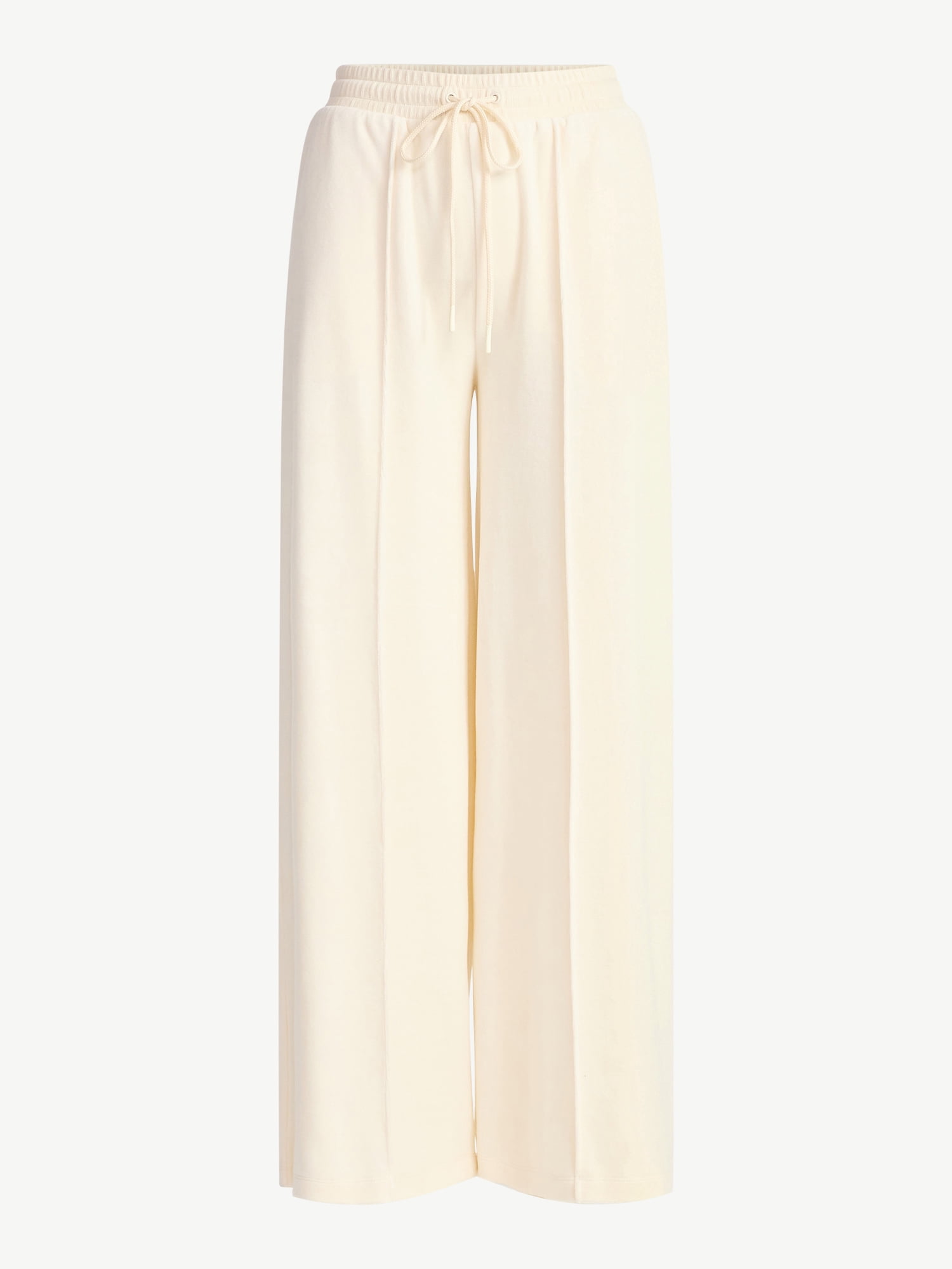Scoop Women’s Velour Wide Leg Pants, Sizes XS-XXL