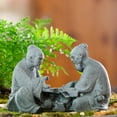 thumbnail image 4 of de de resina Poesía tradicional Estatuilla Estatua Fengshui tesanía Paisaje Mini jdín, Jdín de hadas Uso Colección Fácil ajedrez Colco Estatua al aire libre, 4 of 8