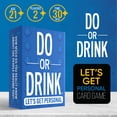 thumbnail image 2 of Do Or Drink Let'S Get Personal - Tarjetas de conversación para adultos - 250 tarjetas para conocer mejor a tus amigos - Divertido juego de beber para adultos y tarjetas de inicio de conversación para, 2 of 5