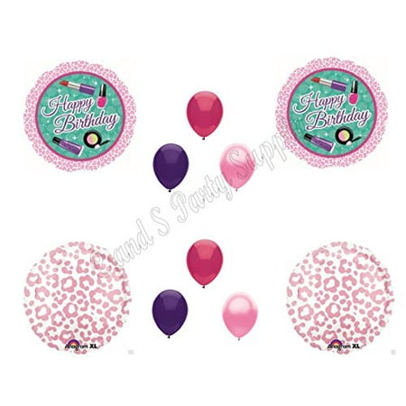 - SPA DAY JOJO SIWA TWEEN GIRL Birthday Party Balloons Decoration Supplies Pamper Nails Diva Makeup