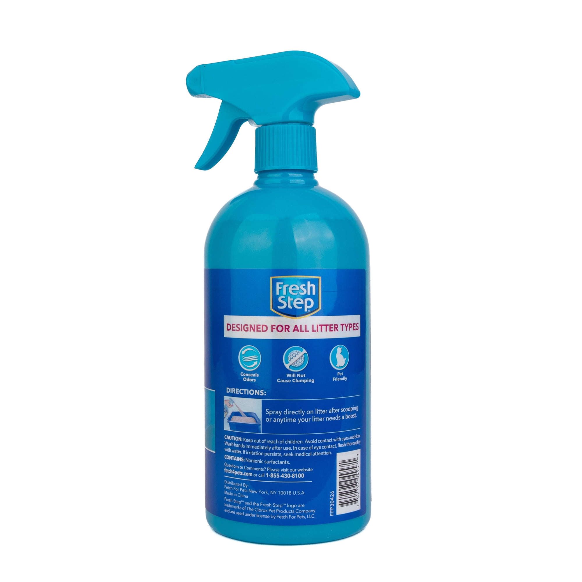 Fresh Step Litter Box Odor Eliminating Spray, 24 fl oz, Pet-Friendly, Scented