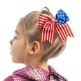 thumbnail image 3 of OAVQHLG3B Girl Hair Clip Hair Bows Boutique Hairpins Hair Accessories for 4th of July, 3 of 4