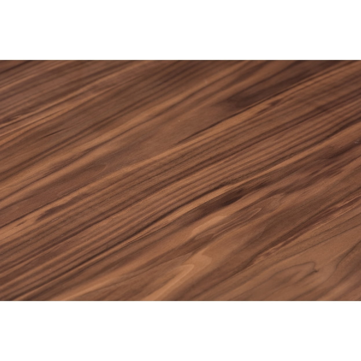 Baxton Studio Monte Round Wood Dining Table in Walnut Brown