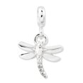 thumbnail image 1 of Sterling Silver Dragonfly Enhancer QN112 (20mm x 12mm), 1 of 2