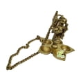 thumbnail image 5 of Ashopi Decor Brass Peacock Carved Hanging Diya Brass Indian Diya Lamp, Brass Decorative Diya, 5 of 6
