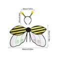 thumbnail image 3 of Traje universal de animal con alas adecuado para niños y adultos | Traje de escenario, tocado, traje de juego, accesorios para fiestas de carnaval adecuados para niños y adultos, 3 of 6