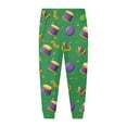 thumbnail image 4 of gdxvjhbj Pyjama Fille Ensemble à Manches Longues Boutique Pyjama Fille Garçon Ensemble à Col Pyjama à Manches Longues 2T 3T (Vert,2-3 Ans), 4 of 5