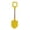 Yellow, variant on 1PC Boy and Girl 's Snow Shovel Boy and Girl 's Beach Shovel with Wooden Handle