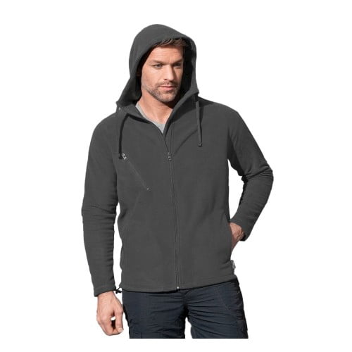 Stedman Mens Active Hooded Fleece 