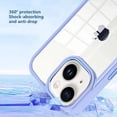 thumbnail image 3 of iPhone 14 Pro Max Clear Magnetic Transparent Case Rugged Lightweight Slim Shockproof Transparent Heavy Duty Case for iPhone 14 Pro Max, Purple, 3 of 7