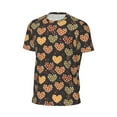 thumbnail image 6 of Wukai Heart Print Men's Short-Sleeved Mesh T-Shirt,Quick-Dry Short Sleeve Workout T-Shirt-3X-Large, 6 of 8
