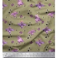 thumbnail image 1 of Soimoi Poly Georgette Fabric Check,Spider & Bat Kids Printed Craft Fabric by The Yard 52 Inch Wide, 1 of 3