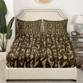 thumbnail image 3 of Erosebridal Abstract Stripes Bed Sheets Set Queen Size,Green Black Bedding Sets Queen Size,Camouflage Camo Bed Sheets Queen,Breathable Geometric Bedroom Decorative,4 Pieces, 3 of 7