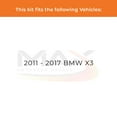 thumbnail image 2 of MAX Advanced Brakes - Front Brake Kit For 2011-2017 BMW X3| Carbon Ceramic Brake Pad and Rotor Kit| Daily Driving OE Replacement Brake Rotors, 2 of 9