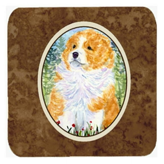 Sheltie Foam Coasters, Set - 4