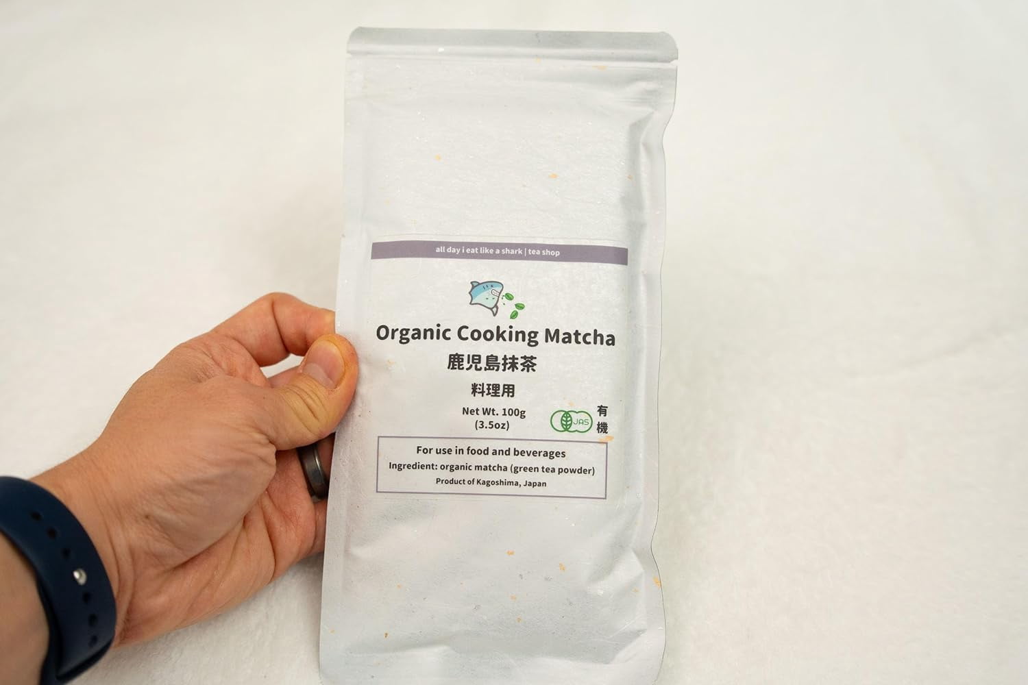 Kagoshima's Finest Organic Cooking Matcha - JAS Certified, Culinary Grade, No-additives, Authentic Japanese Origin, 100% Pure matcha powder, 100 gram bag