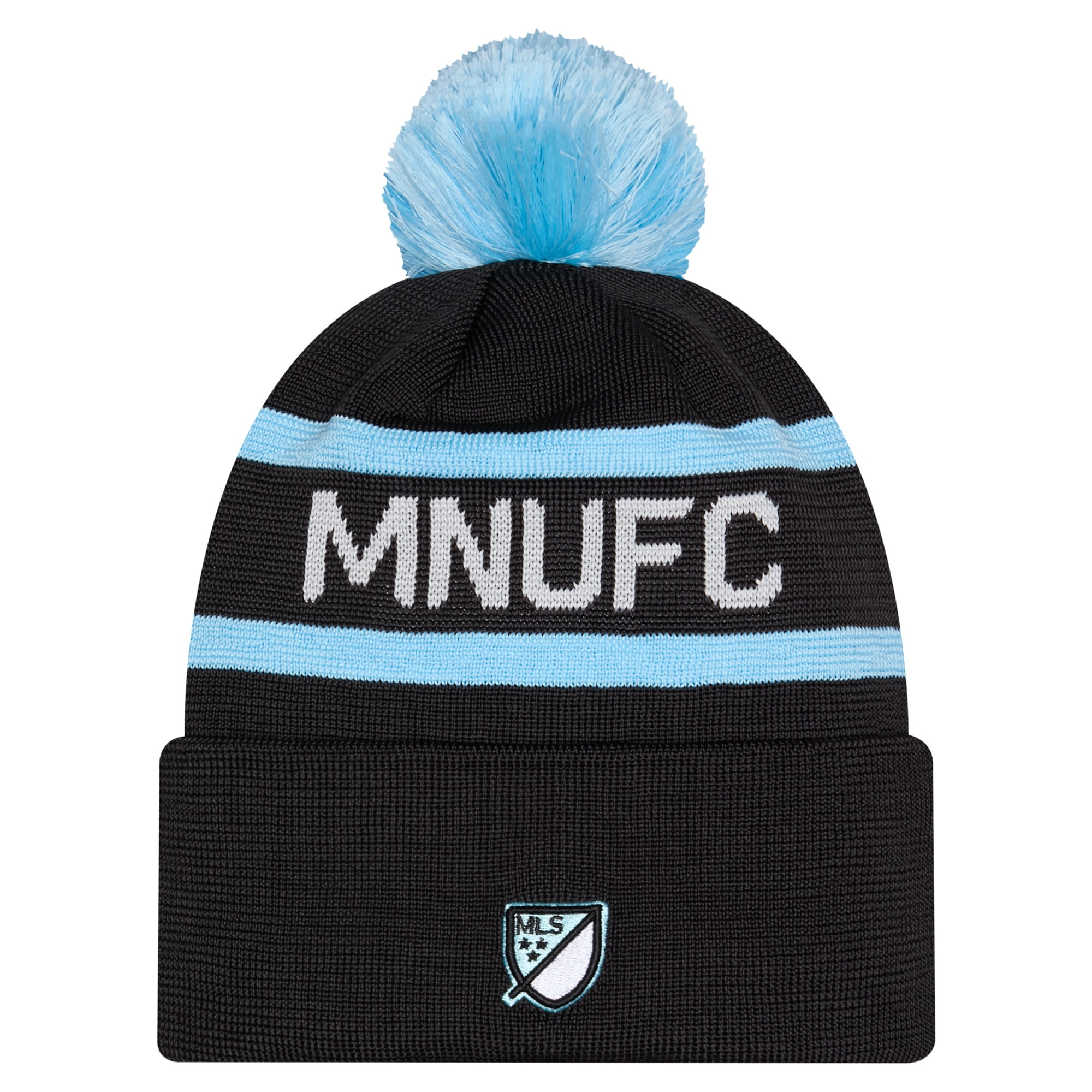Men's New Era Black Minnesota United FC 2026 Jersey Hook Cuffed