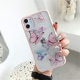 thumbnail image 2 of iPhone Xs Butterfly Case, Cute Pretty Butterfly Glitter Shockproof Soft Silicone Clear Girls Women Cover Case for iPhone X XS-Pink, 2 of 11