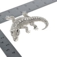 thumbnail image 4 of Large Alligator Rhinestone Brooch, 4 of 4