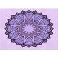 thumbnail image 1 of Ahgly Company Machine Washable Indoor Rectangle Transitional Blossom Pink Area Rugs, 3' x 5', 1 of 7