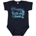 thumbnail image 3 of Inktastic Blue Happy Birthday Daddy Boys or Girls Baby Bodysuit, 3 of 5