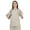 KHAKI, variant on MAZEL UNIFORMS SCRUB TOP FOR WOMEN WITH SNAP CLOSURE