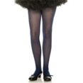 thumbnail image 1 of Girls Opaque Tights, Navy - Small, 1 of 1