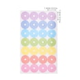 thumbnail image 2 of FRCOLOR FRCOLOR 40 Sheet Hole Label Loose Leaf Paper Reinforcement Stickers for School Home Office Hole Punched Pages, 2 of 8