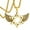 Black, variant on [Clearance]Gold Star of David Necklace for Men Women with Angel Wing Stainless Steel Amulet Jewelry
