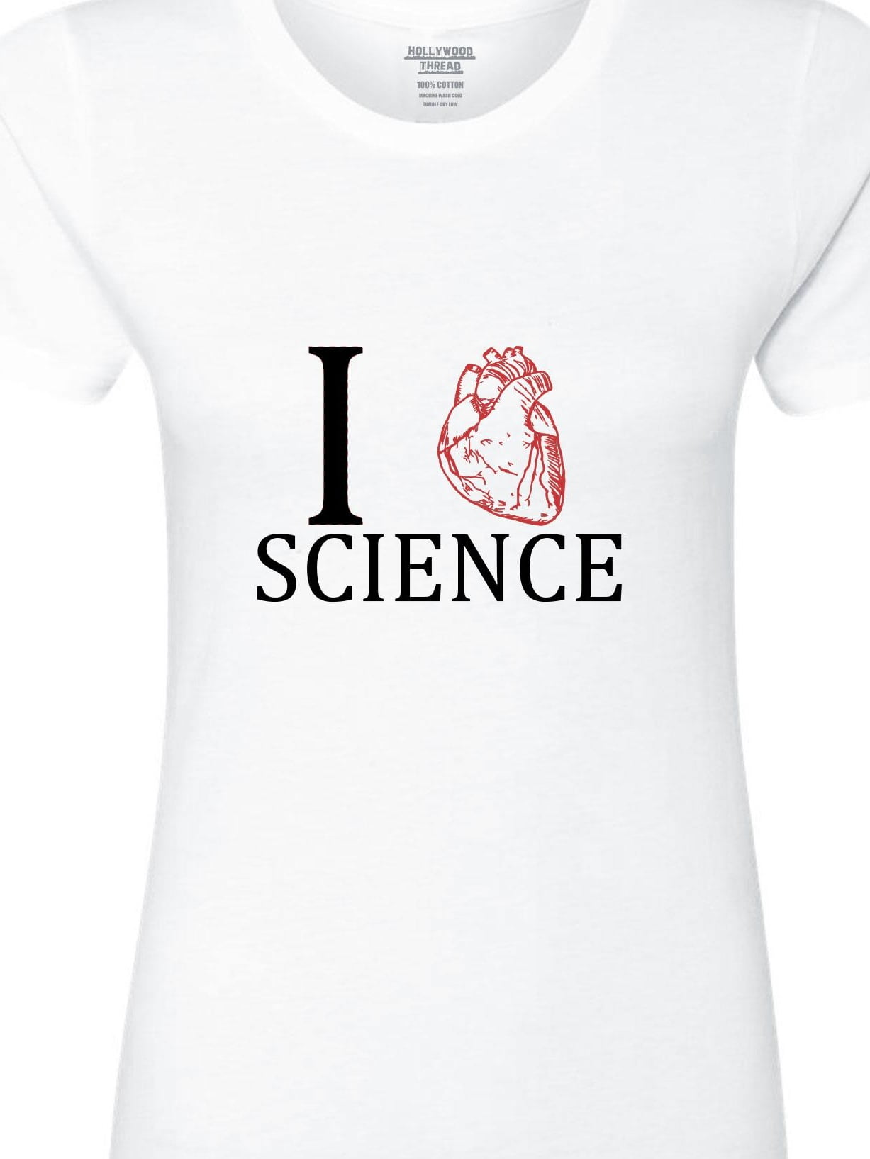 Hollywood Thread - I Love Science with Human Heart Icon ...