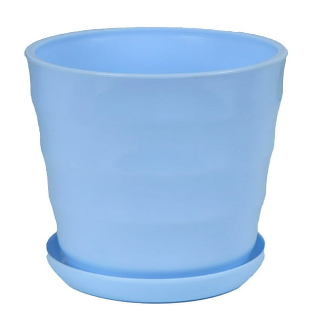 Dsseng Pot de Fleurs en Plastique Coloré pour Décoration Intérieure, Cactus, Succulentes