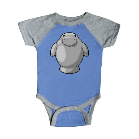 

Inktastic Cute Kawaii Manatee Gift Baby Boy or Baby Girl Bodysuit