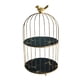 thumbnail image 1 of Matsuzay Nordic Bird Cage Rack Lápiz labial Perfume Cosmético Decoración del hogar Oro negro 2 capas, 1 of 1